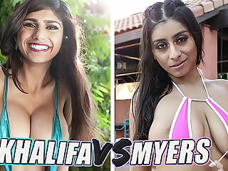BANGBROS - Demeanour Be fitting of Make an issue of GOATs: Mia Khalifa vs Violet Myers (Round Two)